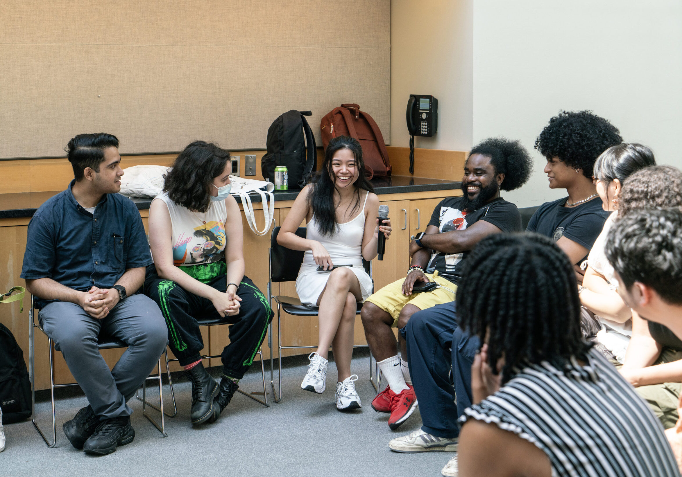 CUNY students take part in the 2024 Climate Justice Fellowship orientation.