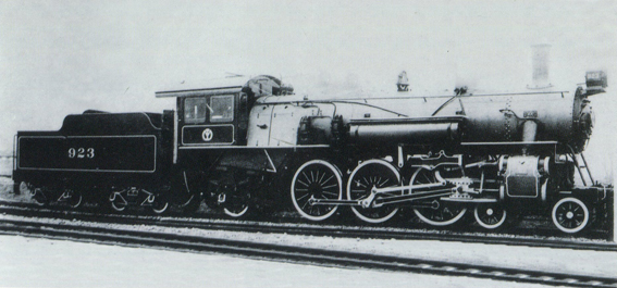 A 1921 Pashishi 4-6-2 steam locomotive, built in Japan for the Korean Government Railway (Sentetsu).The locomotive, numbered 923, represents Japan’s shift to domestic railway engineering and its expansion of rail networks throughout its colonies, including Korea and Manchuria, as part of its broader imperial ambitions in the early 20th century. World History Commons, https://worldhistorycommons.org/southern-manchuria-railway-1906-1945 [accessed March 1, 2025]